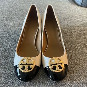 Brand New Tory Burch B&W Pumps